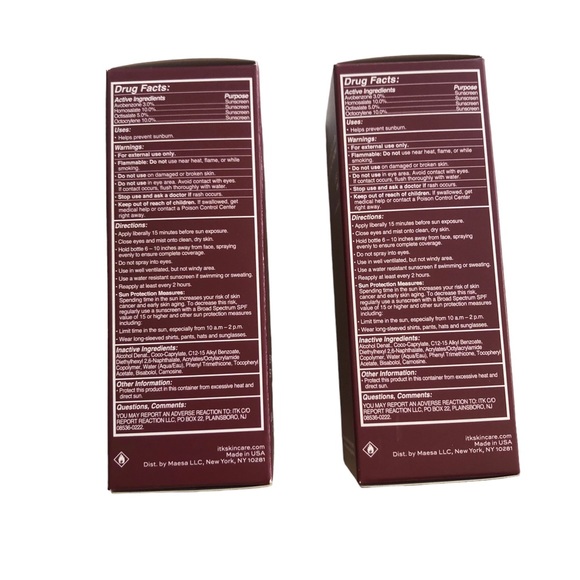 2 ITK In The Know Broad Spectrum SPF 30 Sunscreen Setting Mist Vitamin E, 3.3 oz - Picture 6 of 10